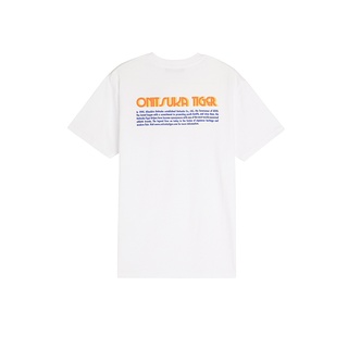เสื้อยืดครอป ONITSUKA TIGER Onitsuka เสื้อยืดแขนสั้น พิมพ์ลายเสือ แฟชั่นฤดูร้อน สําหรับทุกเพศ 2183A486