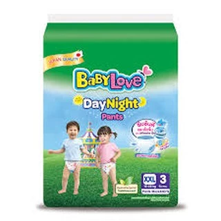 เบบี้เลิฟเดย์ไนท์แพ้นท์ baby love day night pants กางเกงผ้าอ้อมสำเร็จรูป *รุ่นทดลอง* [[แบบแพ็ค]]