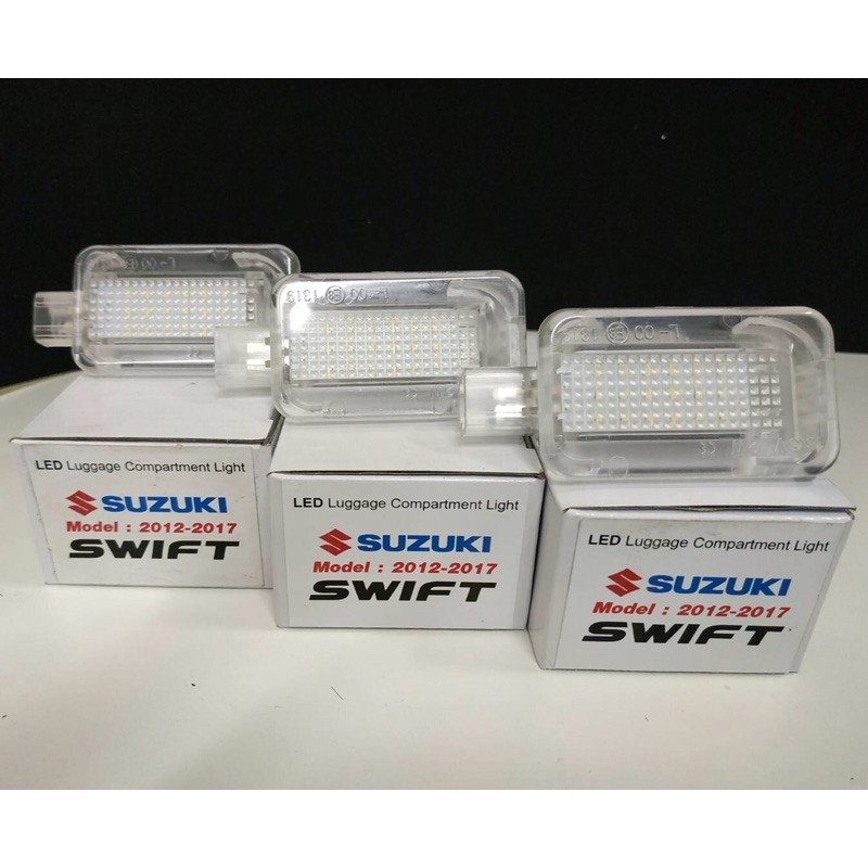 Suzuki Swift ไฟ LED + ชุดสายไฟในห้องเก็บของสัมภาระหลังรถซูซูกิสวิฟท์ปี2012-2017 พร้อมคู่มือติดตั้งแบ