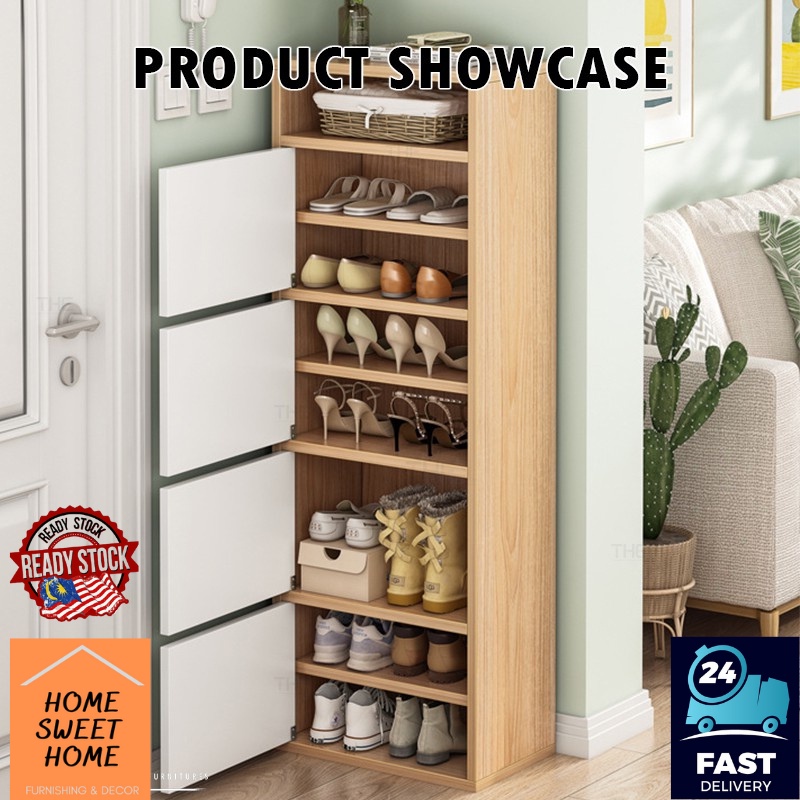 Modern Style Shoes Cabinet Storage Nordic / Almari Kasut Bertingkat