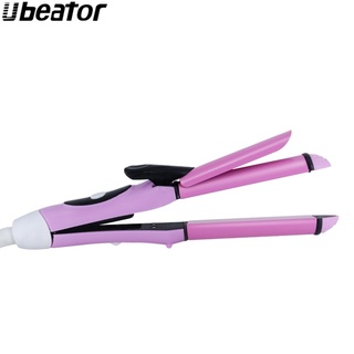 Ubeator 2 In 1 เครื่องหนีบผมตรง - เครื่องมือดัดผมเหล็กแบน แบบมืออาชีพ แบบเปียกและแห้ง