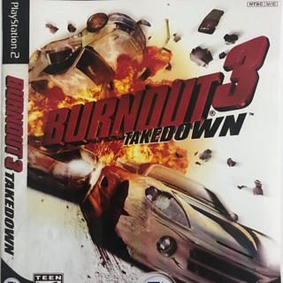 แผ่นเกมส์ ps2 Burnout 3: Takedown