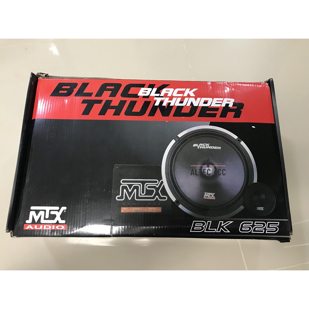 MTX BLACK THUNDER COMPONENT SET SPEAKER KERETA (BLK 625)125Watts