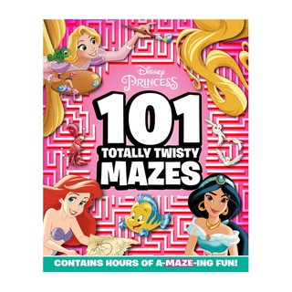 บงกช หนังสือต่างประเทศ Disney Princess: 101 Totally Twisty Mazes