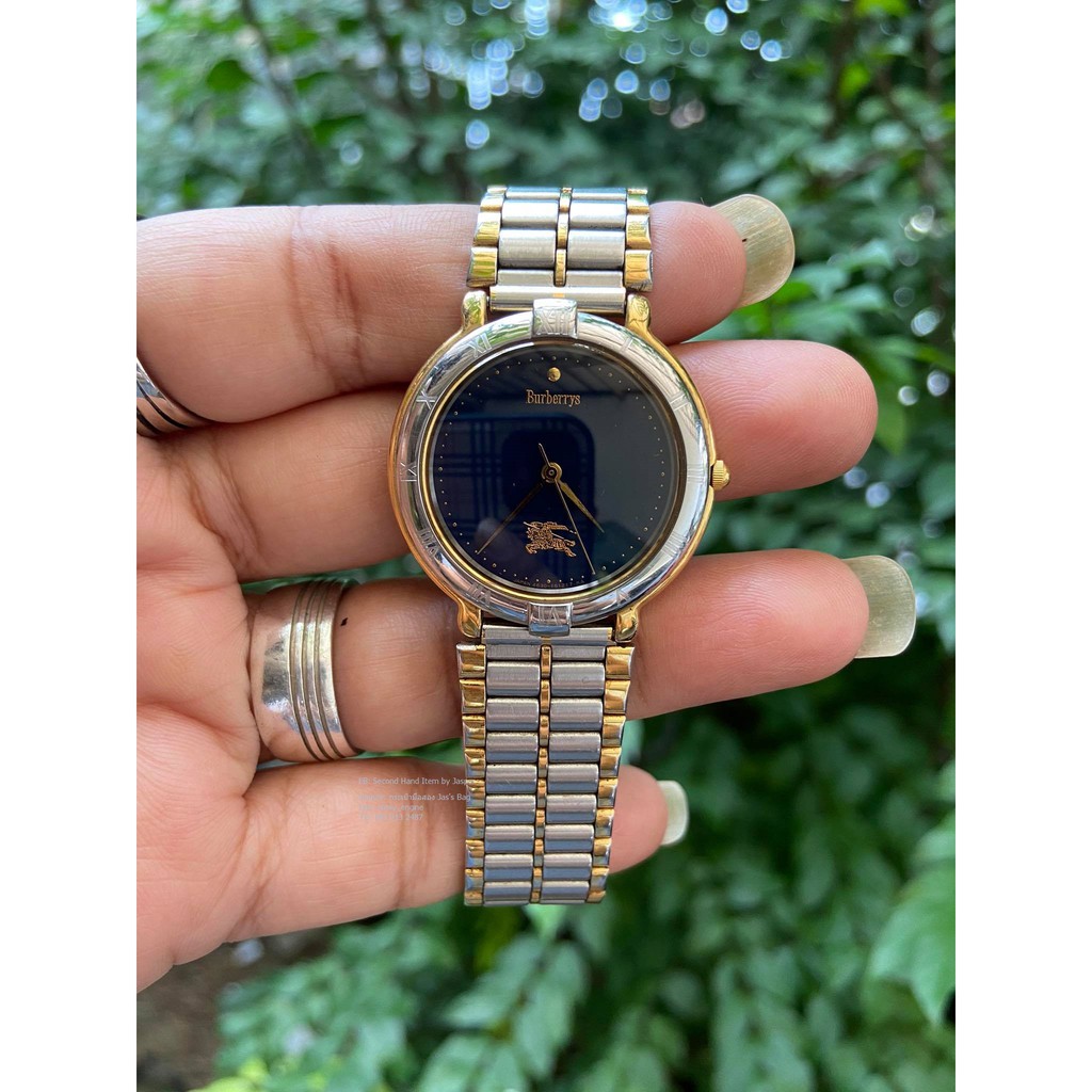 นาฬิกาข้อมือ นาฬิกามือสอง Burberry แท้ สภาพดี  Burberry Vintage Watch