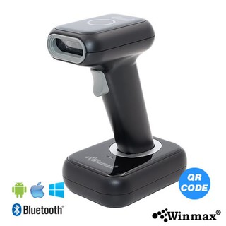 [สินค้าคุณภาพ] Winmax-YK-WHS26B เครื่องสแกนบาร์โค้ดไร้สาย Winmax QR Code Bluetooth