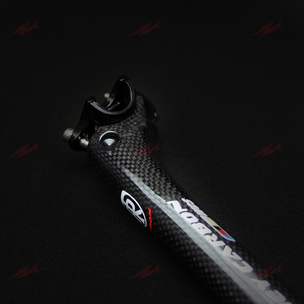 Ritchey หลักอานคาร์บอน 3K 20 องศา 27.2 31.6*350 400 มม. สําหรับจักรยานเสือภูเขา - รูปที่ 5