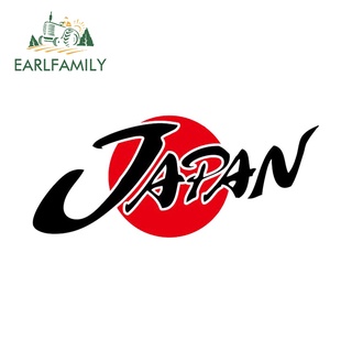 Earlfamily สติกเกอร์ไวนิล JDM ป้องกันรอยขีดข่วน ลายกราฟฟิค 13 ซม. x 5.6 ซม. สไตล์ญี่ปุ่น สําหรับติดตกแต่งรถยนต์ แล็ปท็อป รถจักรยานยนต์