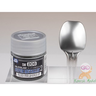 สีโลหะ SM206 SUPER CHROME SILVER2 10ML