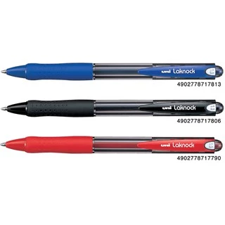 ปากกาลูกลื่น UNI Laknock SN-100 ขนาด0.5,0.7,1.0,1.4มม.(ราคาต่อ 1 ด้าม) เลือกขนาดหัวปากกาด้านใน