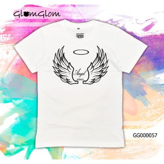 เสื้อยืดลาย"Angel..WINGS" เสื้อยืดเนื้อดีใส่สบาย ไม่หด ไม่ย้วย