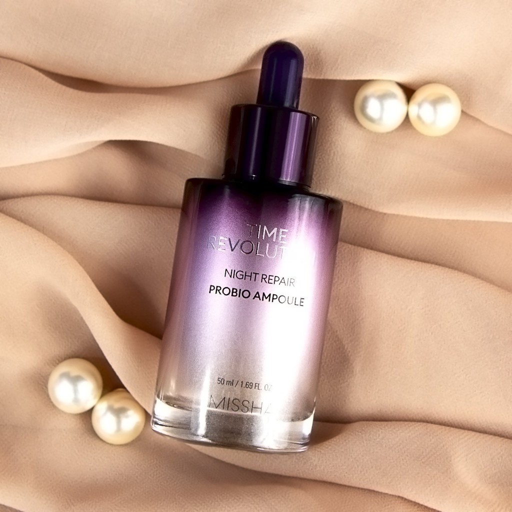 พร้อมส่งของแท้ Missha Time Revolution Night Repair PROBIO Ampoule 50ml ...
