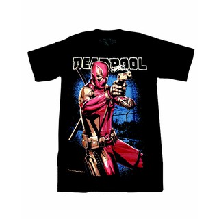 เสื้อยืดลาย Dead Pool Shoot Gun  Graphic Screen