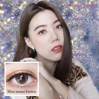 คอนแทคเลนส์ Kitty kawaii รุ่น Mini Sunset brown