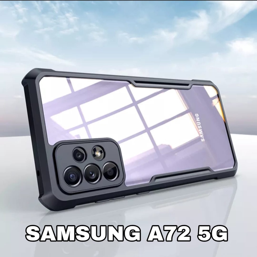 HOHA Case Samsung A72 5G / Samsung A73 5G / Samsung A71 Case Fusion กันกระแทกเกราะ Slim โปร่งใส