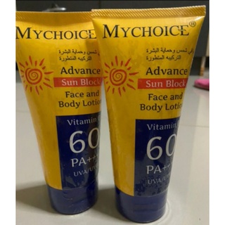 1 แถม 1‼️ส่งฟรี✅ กันแดดมายช้อยส์​ SPF60 PA+++ ขนาด 150 กรัม