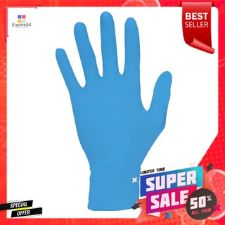 ถุงมือยาง PARAGON เคลือบไนไตร ทั่วไป ฟ้าNITRILE RUBBER GLOVES PARAGON 50PAIRS MEDIUM