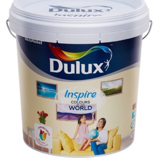 ICI DULUX Inspire ไอซีไอดูลักซ์ อินสไปร์ภายในกึ่งเงา สีขาว ขนาด9ลิตร