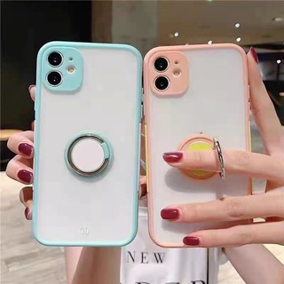 เคสโทรศัพท์มือถือกันกระแทกพร้อมแหวนนิ้วสําหรับ Iphone 6 6S Plus 7G/8G 7Plus 8Plus X/Xs XR XsMax เคสมีแหวนกันตก