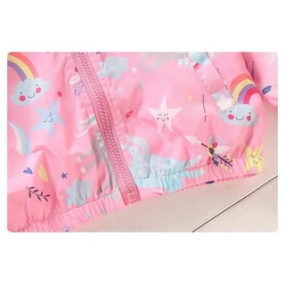 เสื้อคลุมเด็กมีหมวก🦄🎏กันน้ำ กันลม กันแดด กันแอร์ได้👍😁สดใสน่ารัก