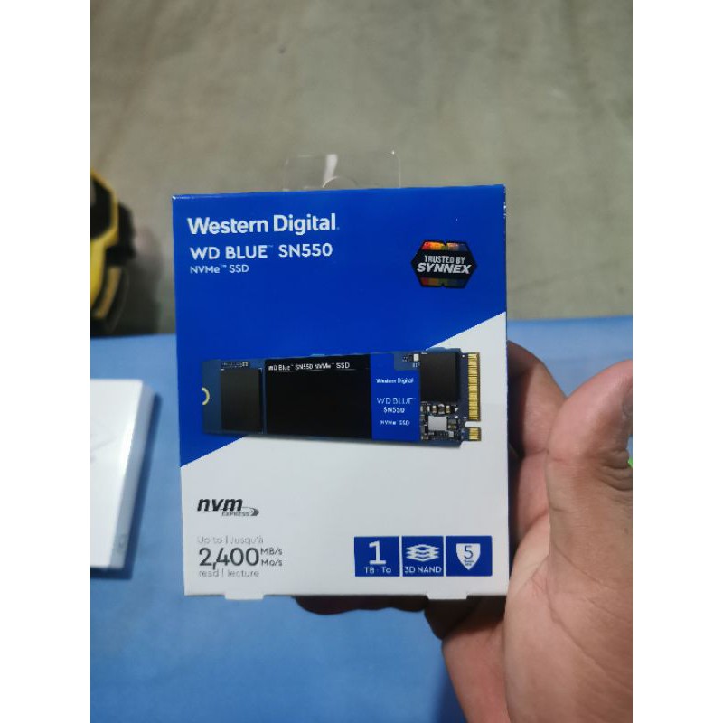 M.2 NVMe/PCIe WD Blue SN550 (WDS100T2B0C) 1TB