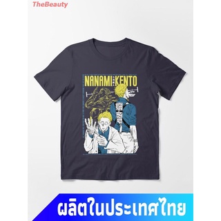 Nanami Kento แอนิเมชั่นญี่ปุ่น คาถาต่อสู้ ผู้สร้างเจ็ดทะเล Nanami Kento Jujutsu Kaisen Essential T-Shirt T-Shirt คอกลม แ