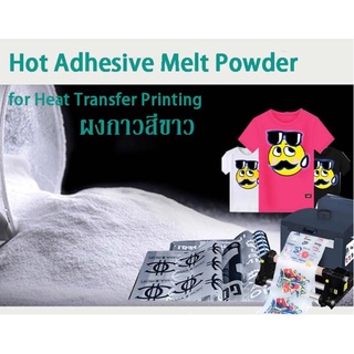 ผงกาว สำหรับเครื่องพิมพ์ DTF Hot Adhesive Melt Powder for Heat Transfer Printing 1KG