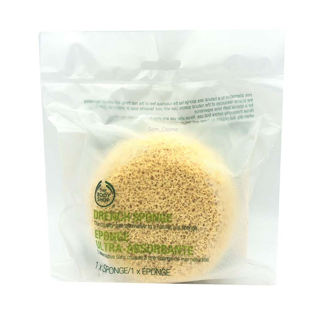 ฟองน้ำอาบน้ำ The Body Shop Drench Sponge Shopee Thailand