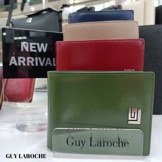 GUY LROCHE กระเป๋าสตางค์ใบสั้น 3 พับ หนังนิ่มมันเงา รุ่นAGP4142