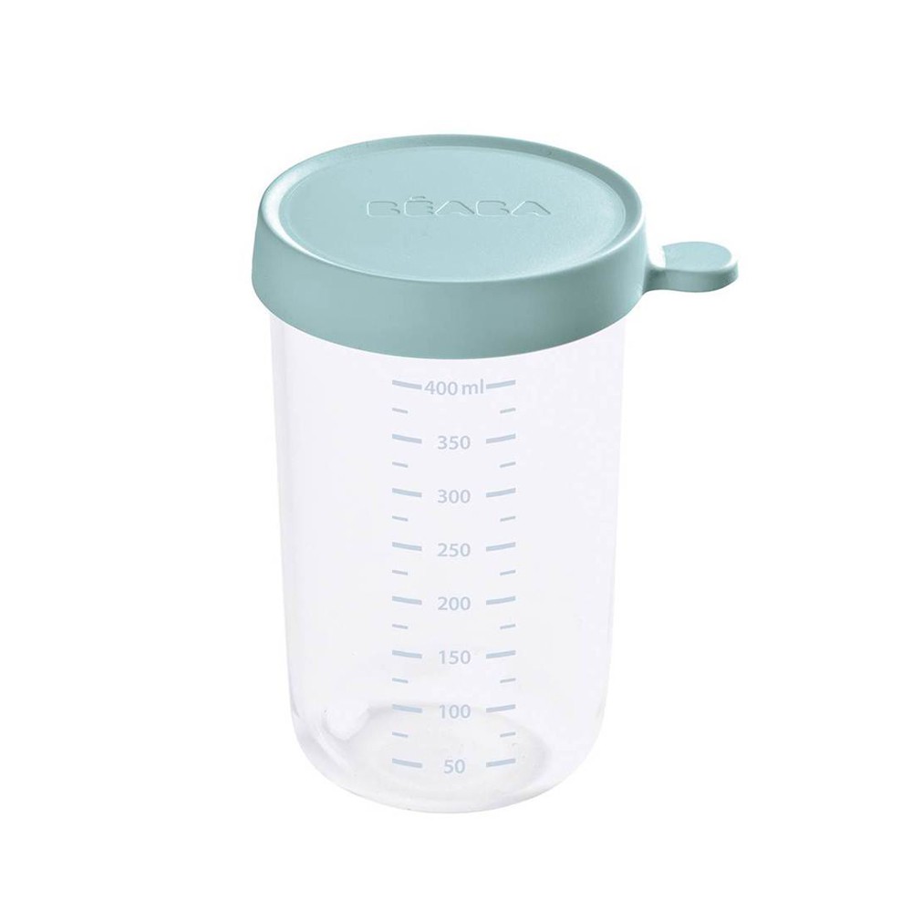 BEABA กระปุกแก้วเก็บอาหาร 400 ml Conservation Glass Jar  -  Airy Green