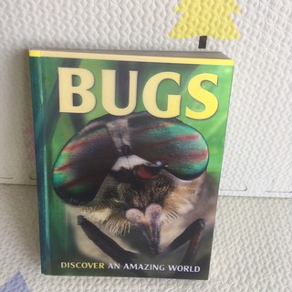 🎉โปรโมชั่นราคาพิเศษ    BUGS 🐛 DISCOVER AN AMAZING WORD หนังสือความรู้ปก2 มิติ(มือสอง)-al0