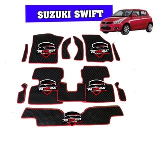 พรมปูพื้นรถยนต์ SUZUKI SWIFT 2009-2016แถมฟรีแผ่นกันสึกพลาสติกอย่างดีมูลค่า250-.บาท