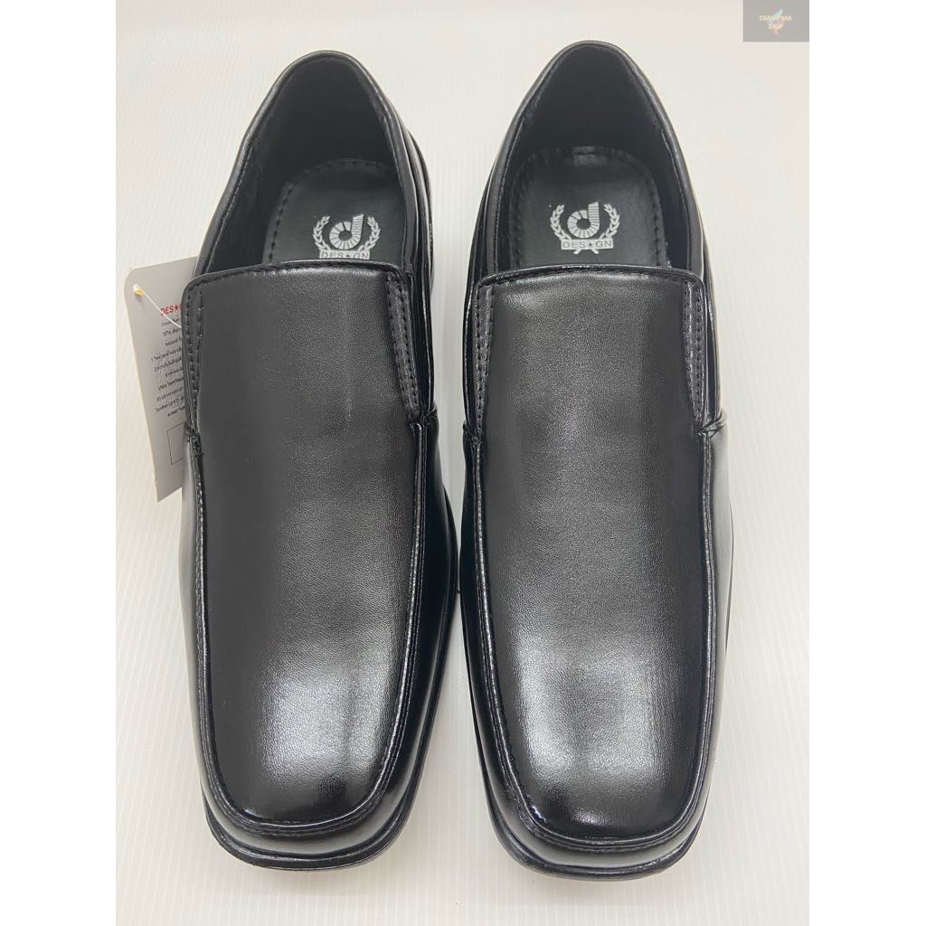 รองเท้าหนังคัชชู ผู้ชายสีดำ CSB รุ่นBZ022 งานดี ทรงสวยใส่ทน size 39-44