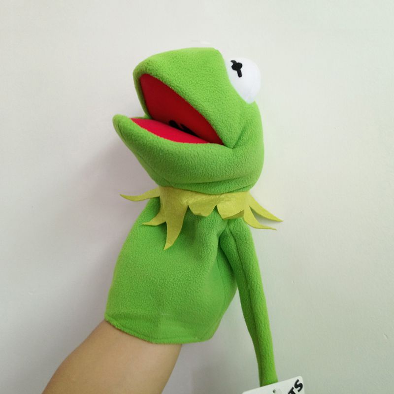 ตุ๊กตาหุ่นมือ The Sesame Street Show Kermit The Frog ขนาด 40 ซม. ของเล่นสําหรับเด็ก