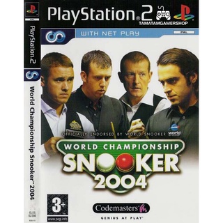 World Championship Snooker 2004 PS2 แผ่นเกมส์ps2 แผ่นเกมเพล2 เกมps2 สนุ้กเกอร์