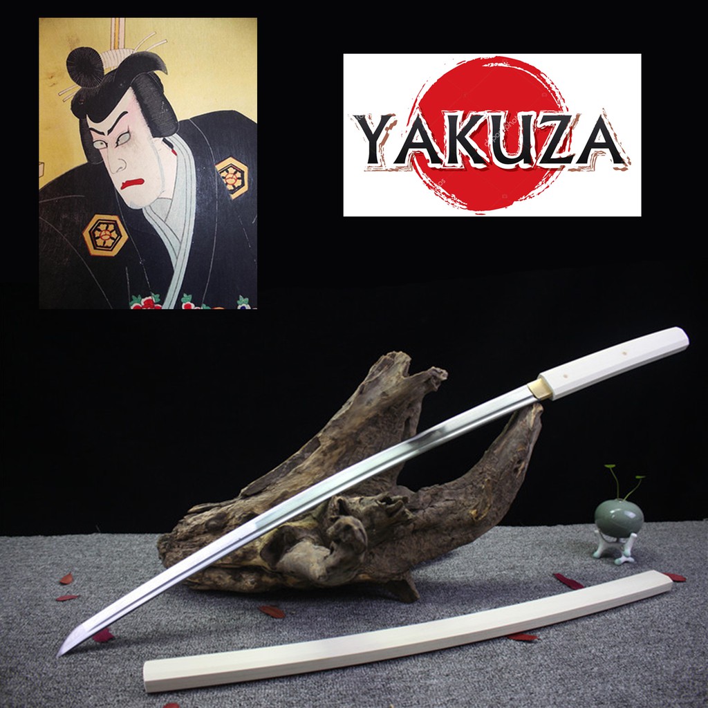 JAPAN ดาบ Yakuza ดาบซามูไร คาตานะ Katana Samurai ใบดาบ เปิดคม รุ่น 00021