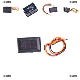 เครื่องวัดแรงดันไฟฟ้า DC 0-100 V LED ขนาดเล็ก