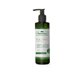 Plantnery Tea Tree Facial Cleanser 250 ml เจลล้างหน้า ที ทรี สูตรช่วยลดสิว และควบคุมความมัน บอกลาปัญหาสิว