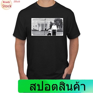 เสื้อยืดแขนสั้น Pablo Escobar Medellin Cartel Cocaine Cowboys White House Picture Mens Pop Culture Graphic T-Shirt Popul