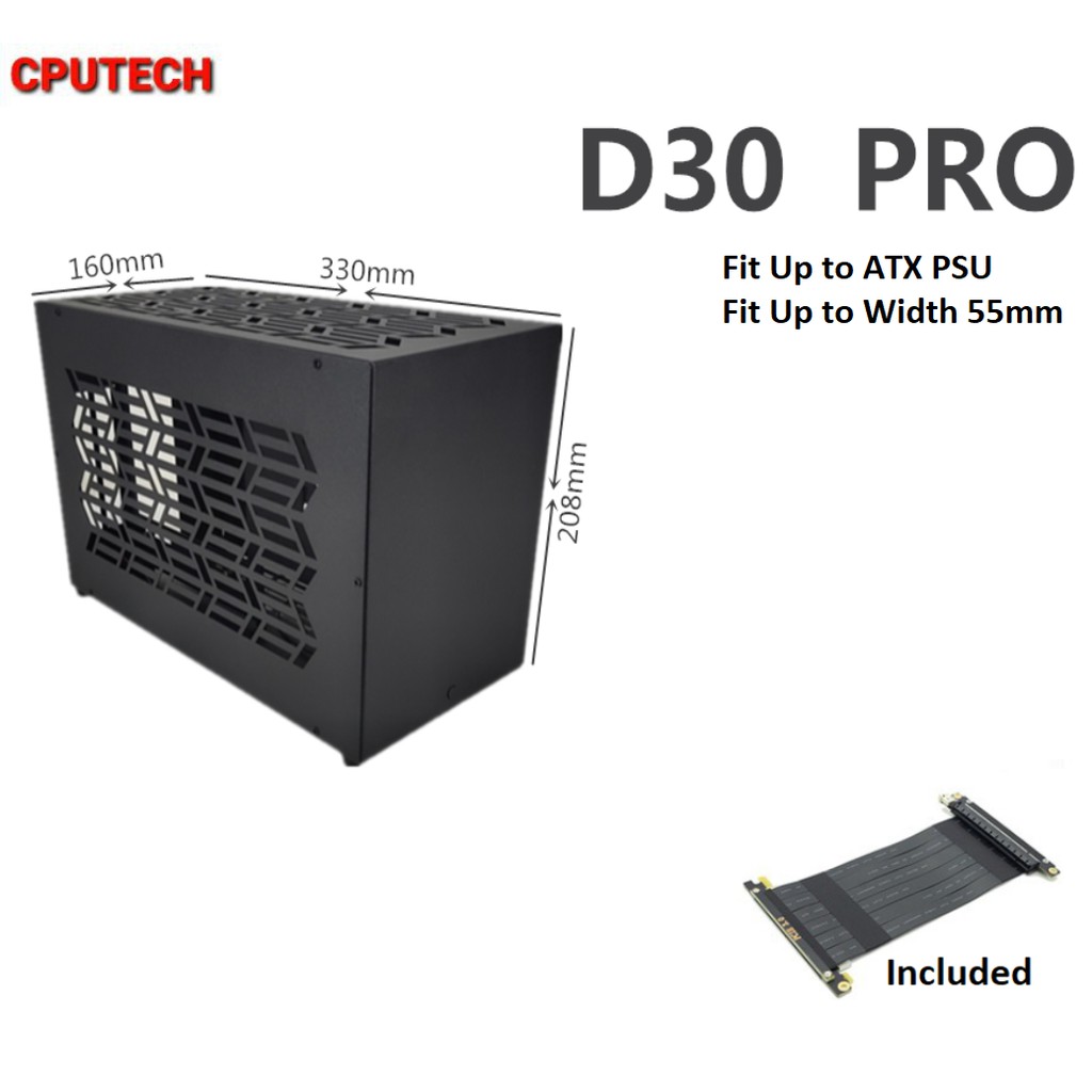 D30 Pro / D30s / D30 ITX Case PC Mini Case สูงสุด Atx PSU & Matx เมนบอร์ด ITX Case