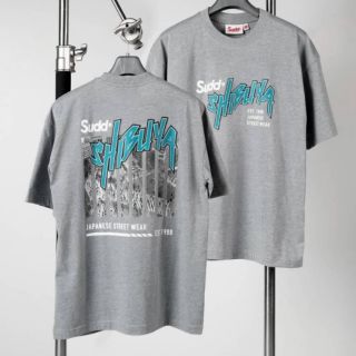 Sudd® เสื้อยืดโอเวอร์ไซส์  รุ่น Shibuya สีเทา