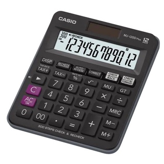 MJ-120D Plus เครื่องคิดเลข Casio 12 หลัก ของแท้ ของใหม่ ประกันศูนย์