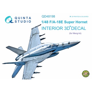 Quinta STUDIO 48198 1/48 F/A-18E สติกเกอร์ที่รองแก้ว พิมพ์ลาย 3D พร้อม MENG