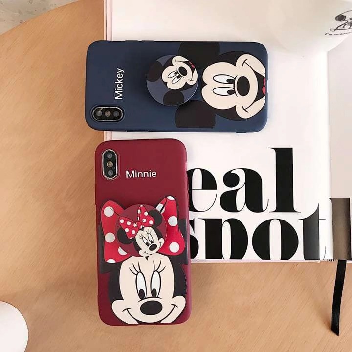 เคสไอโฟน iphone 6s soft minnie mickey น่ารักสําหรับไอโฟน 8plus x xs max xr #7