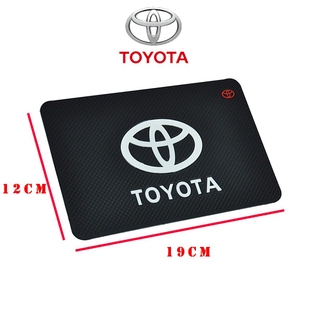 แผ่นแดชบอร์ดกันลื่นสําหรับวางโทรศัพท์มือถือ Gps ในรถยนต์ / Toyota Car Mat Auto Interior Dashboard Phone Pads Fixed Car Non-slip Mat