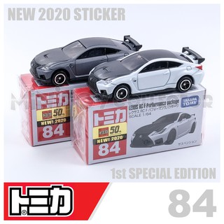 รถเหล็กTomica ของแท้ Tomica No.84 Lexus RC F Performance Package (มีสติ๊กเกอร์ First Lot 2020)