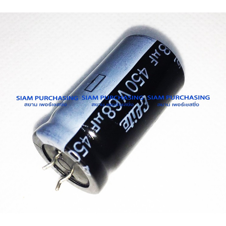68UF 450V 105C ELITE SIZE 18X32MM. สีดำ ขาสั้น คาปาซิเตอร์ PW2W680MB41832PC