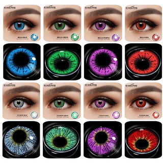 Eyeshare คอนแทคเลนส์ 1 คู่สําหรับแต่งคอสเพลย์อะนิเมะ