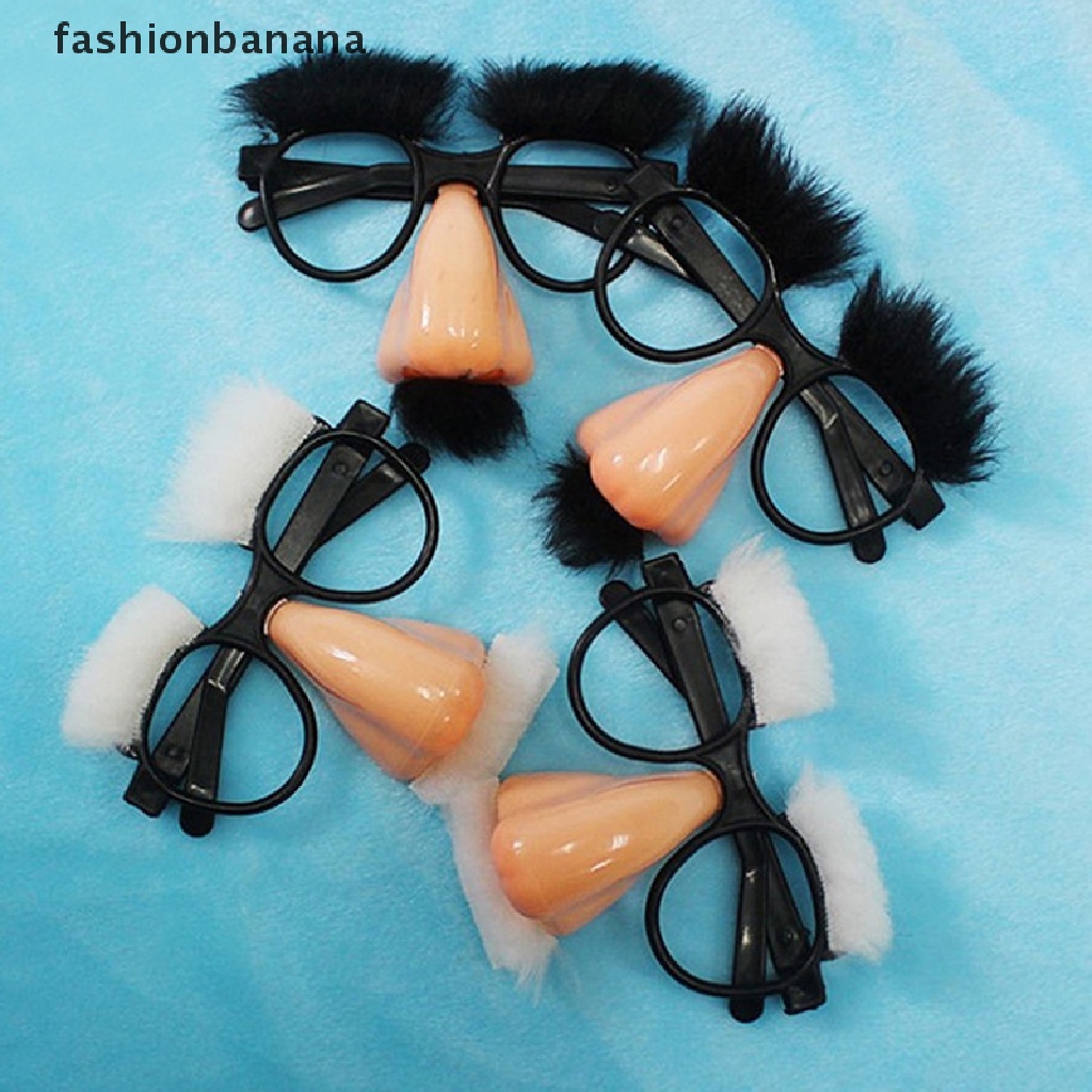 [fashionbanana] แว่นตาปลอม และหนวด จมูกใหญ่ สําหรับผู้ใหญ่