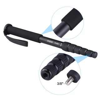 Andoer A-666 181 ซม. / 5.9 ฟุตกล้องโทรทรรศน์อลูมิเนียม Telescoping Monopod Stick Unipod 6-Sect